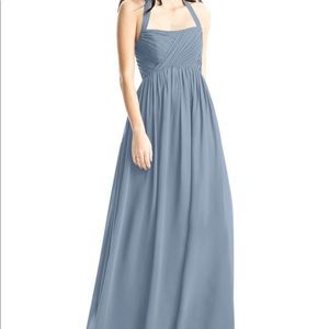 AZAZIE Dusty Blue Bridesmaid Dress
